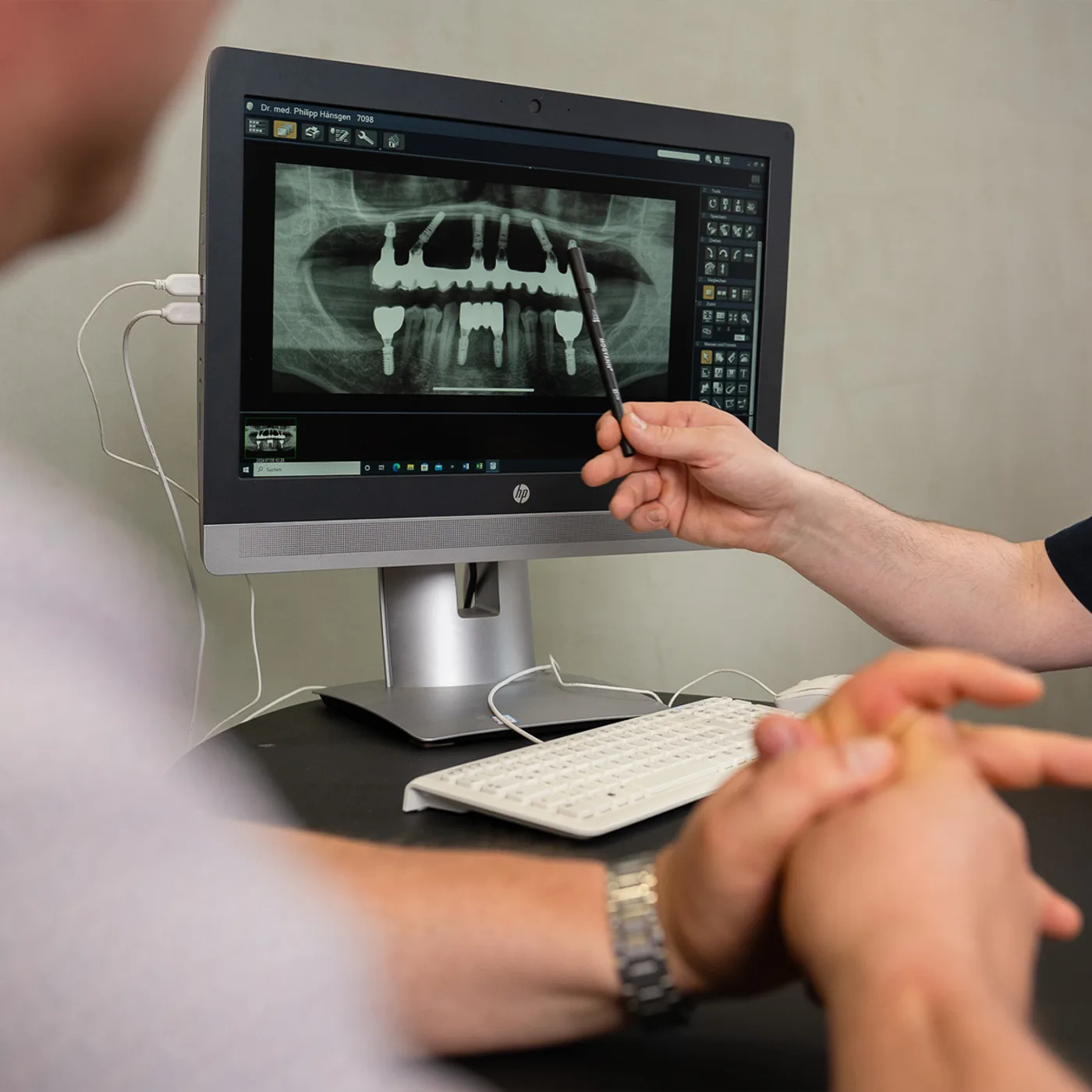 Digitale Röntgendiagnostik am Bildschirm
